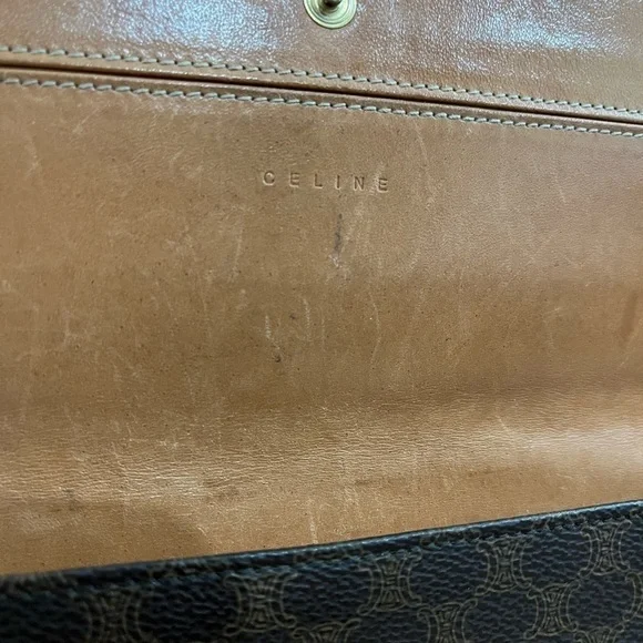 CELINE MACADAM LONG BIFOLD WALLET - Picture 9 of 14